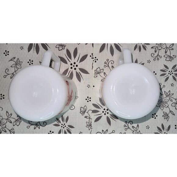 Vintage 1960s–1970s Tom and Jerry Milk Glass Mugs – Set of 2 - Picture 5 of 11